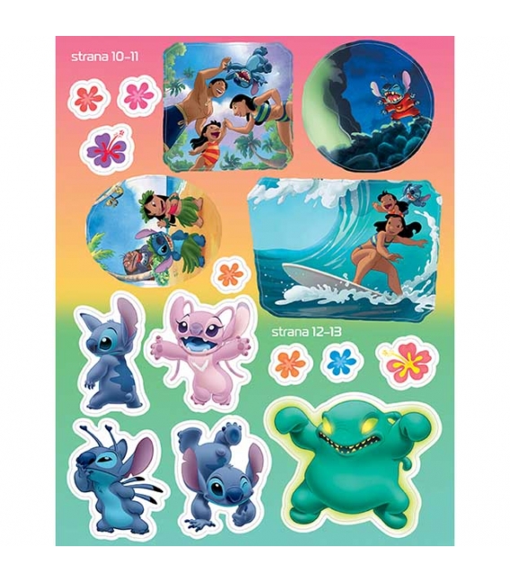 Knížka samolepková Lilo & Stitch