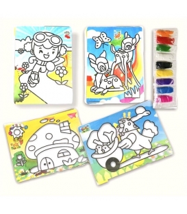 Obrázek mozaikový 27x20cm písková technika