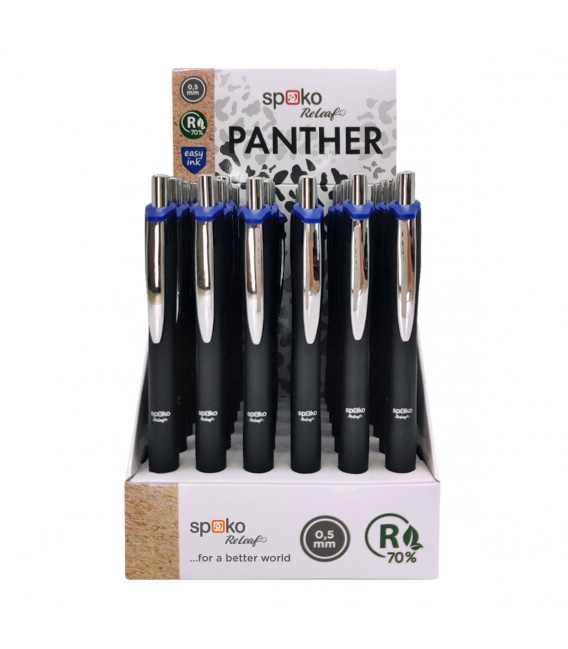 Pero kuličkové Panther černý