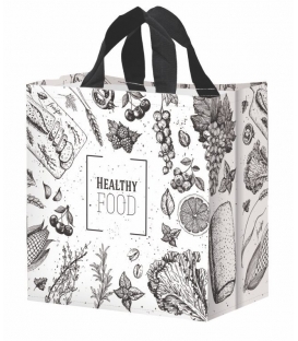 Taška lamino 24 litrů Food bílá