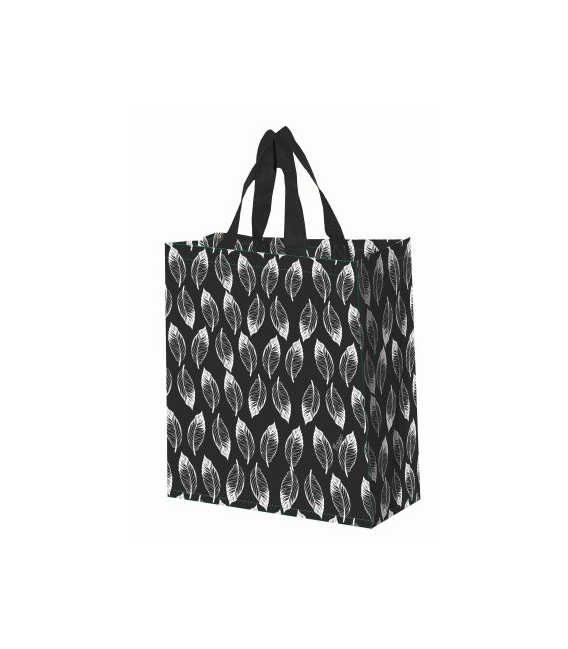 Taška lamino 14 litrů Lístky bílá