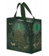 Taška lamino 10 litrů vánoční Strom zelená
