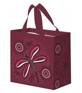 Taška lamino 10 litrů Vážka bordó