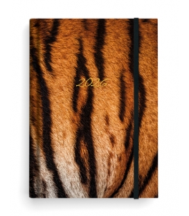 Záznamník denní Adam lamino B6 Tygr 2026