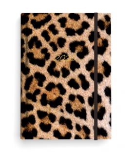 Záznamník denní Adam lamino B6 Leopard 2026