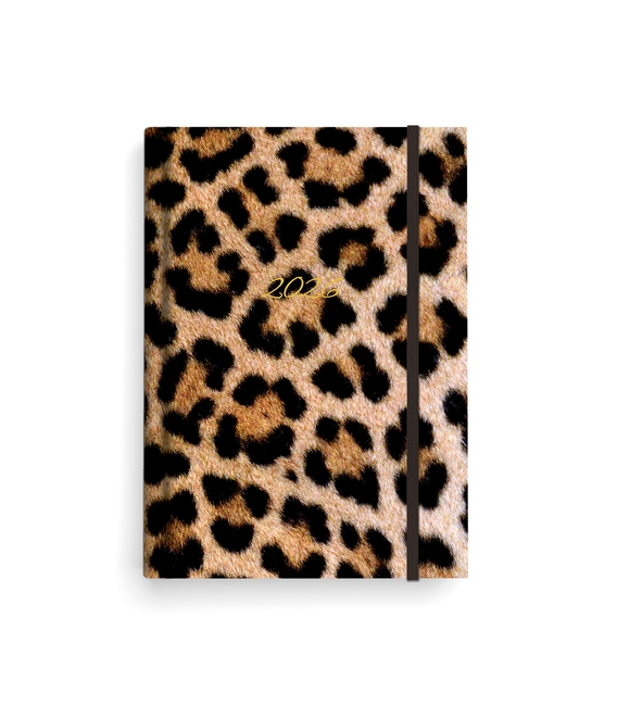 Záznamník týdenní Prokop lamino B6 Leopard 2026