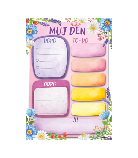 Plánovač denní A5 Barevný