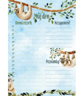 Plánovač denní A5 Lenochod