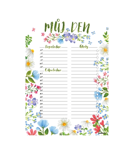 Plánovač denní A5 Luční