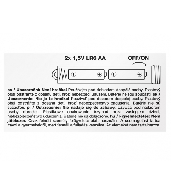 Hůlka k lampionu svítící MFP