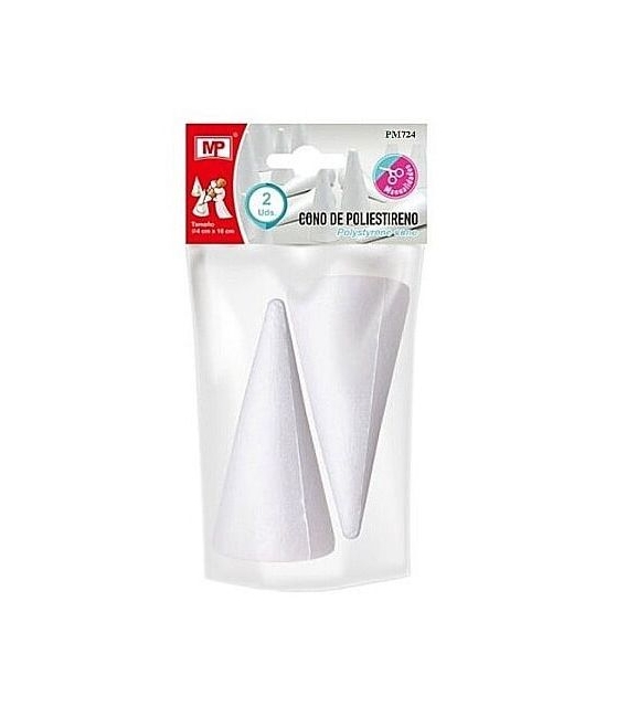 Kužel polystyrenový 11cm - 2ks