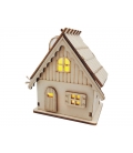 Dekorace Vánoční Domek s LED světlem