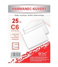 Obálka poštovní C6/25 samolepicí