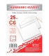 Obálka poštovní C6/25 samolepicí