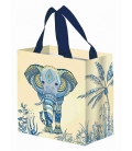Taška lamino 10 litrů Slon krémová