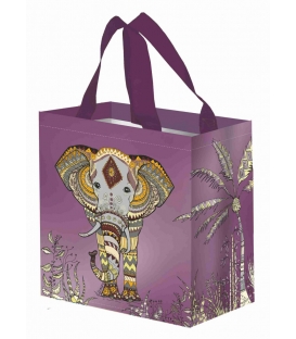 Taška lamino 10l Slon fialováTaška lamino 10 litrů Slon fialová