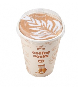 Gifty - Ponožky 43-45 COFFEE LATTE
