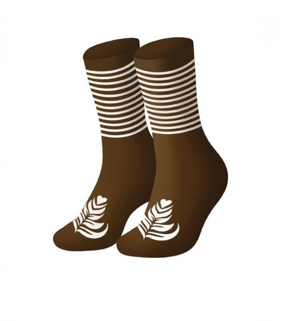 Gifty - Ponožky 43-45 COFFEE