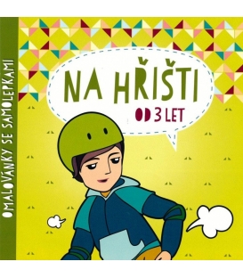 Omalovánky se samolepkami Na hřišti