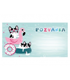 Pozvánka Buldog 10ks