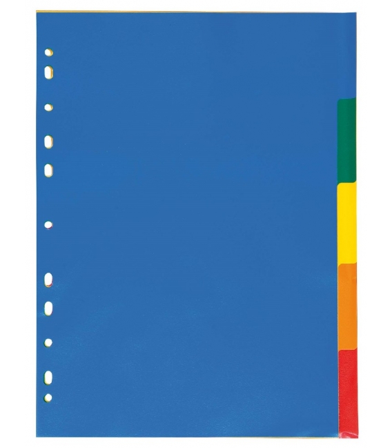Rozdružovač A4 PP 5 barev /80019000/