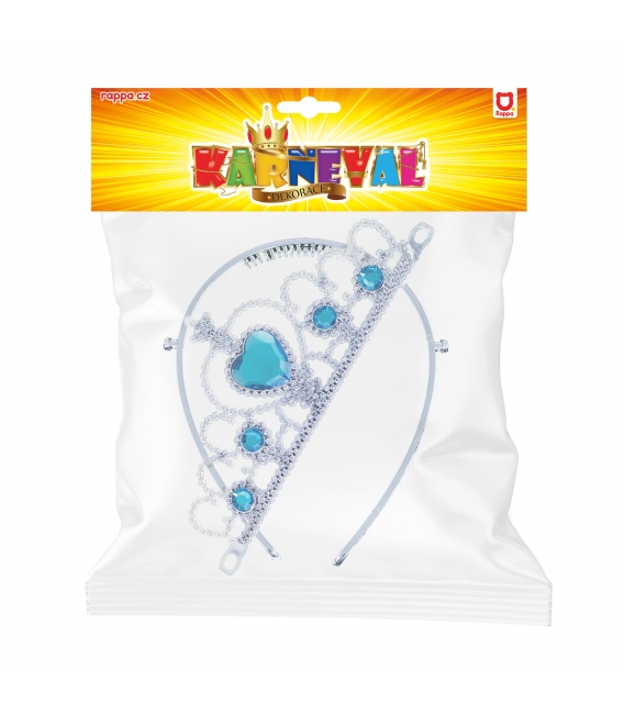 Maska karnevalová Korunka zimní královna