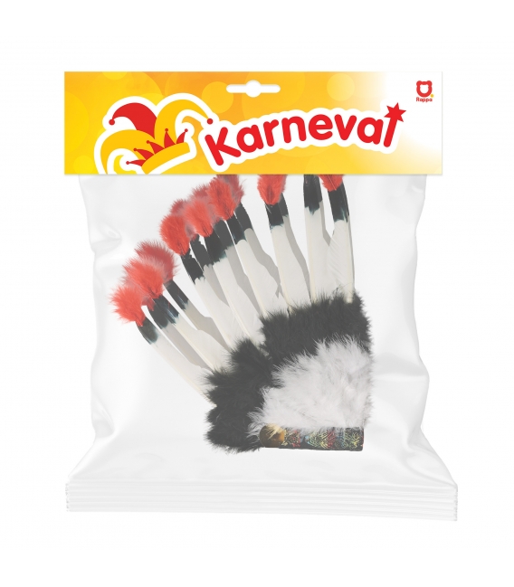 Maska karnevalová Čelenka indián