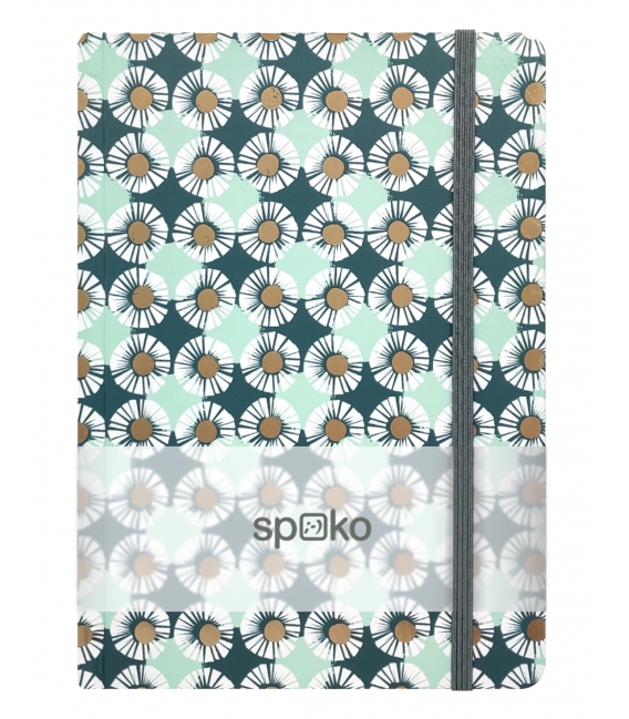 Kniha záznamní s gumou A5 linka Sedmikrásky