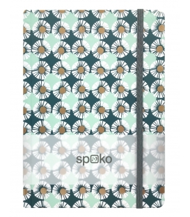 Kniha záznamní s gumou A5 linka Sedmikrásky