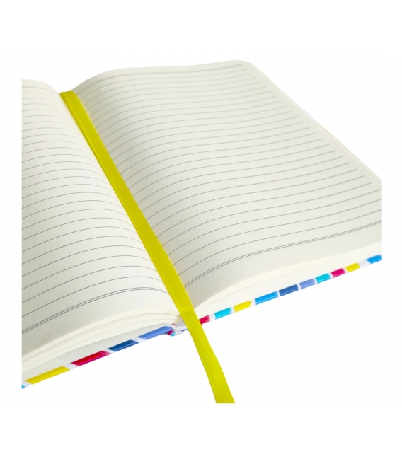 Kniha záznamní s gumou A5 linka Štětec modrý