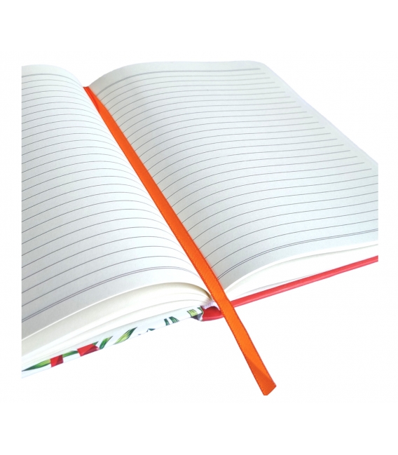 Kniha záznamní s gumou A5 linka Tukan