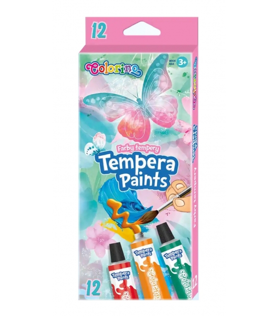 Tempery 12 barev Colorino Dreams