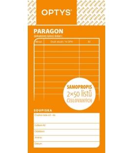 Paragon A6 samopropis číslovaný /1086/