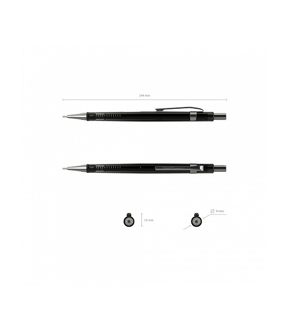 Mikrotužka 0,5mm ErichKrause Black Pointer Gold