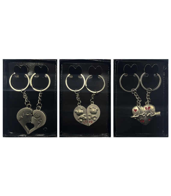 Klíčenka kovová Srdce