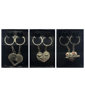 Klíčenka kovová Srdce