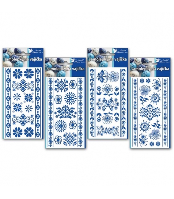 Samolepky na vajíčka gelové cibulový vzor