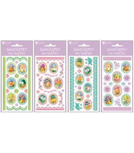 Samolepky na vajíčka gelové oválky