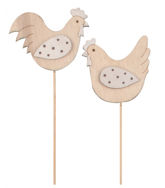 Slepička dřevěná na špejli