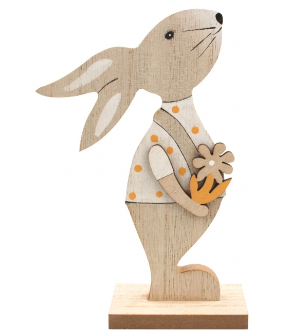 Zajíc dřevěný na postavení