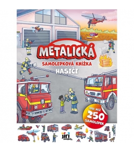 Knížka samolepková metalická Hasiči