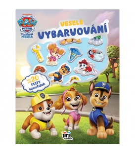 Veselé vybarvování se super samolepkami Tlapková patrola