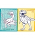 Omalovánky s voskovkami Dinosauři