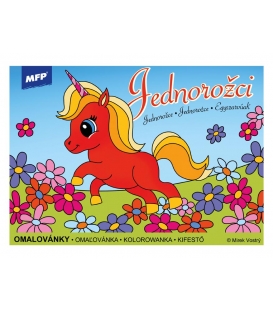 Omalovánky A5 Jednorožci