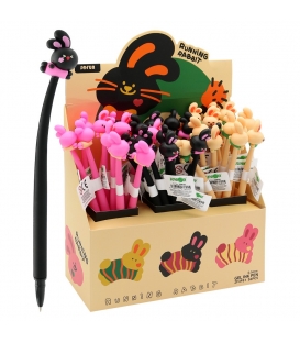 Pero kuličkové silikonové Králík