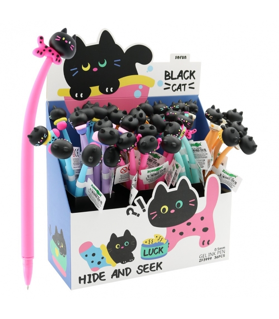 Pero kuličkové silikonové Kočka