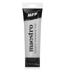 Barvy akrylové MFP Maestro 75 ml metalická stříbrná