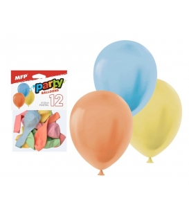 Balónek nafukovací /12ks mix barev pastelové