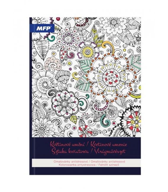 Omalovánky antistresové MFP Květinové umění