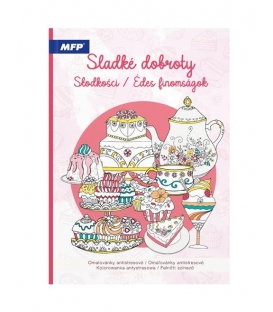 Omalovánky antistresové MFP Sladké dobroty